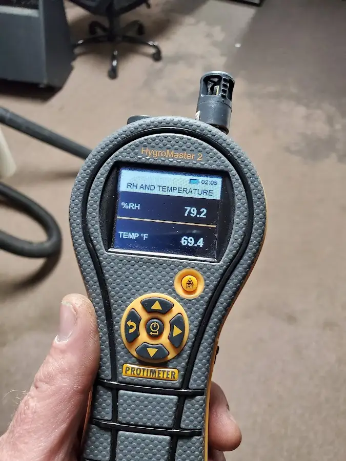Moisture meter humidity assessment for Fire & Smoke Damage Restoration in Green Lake